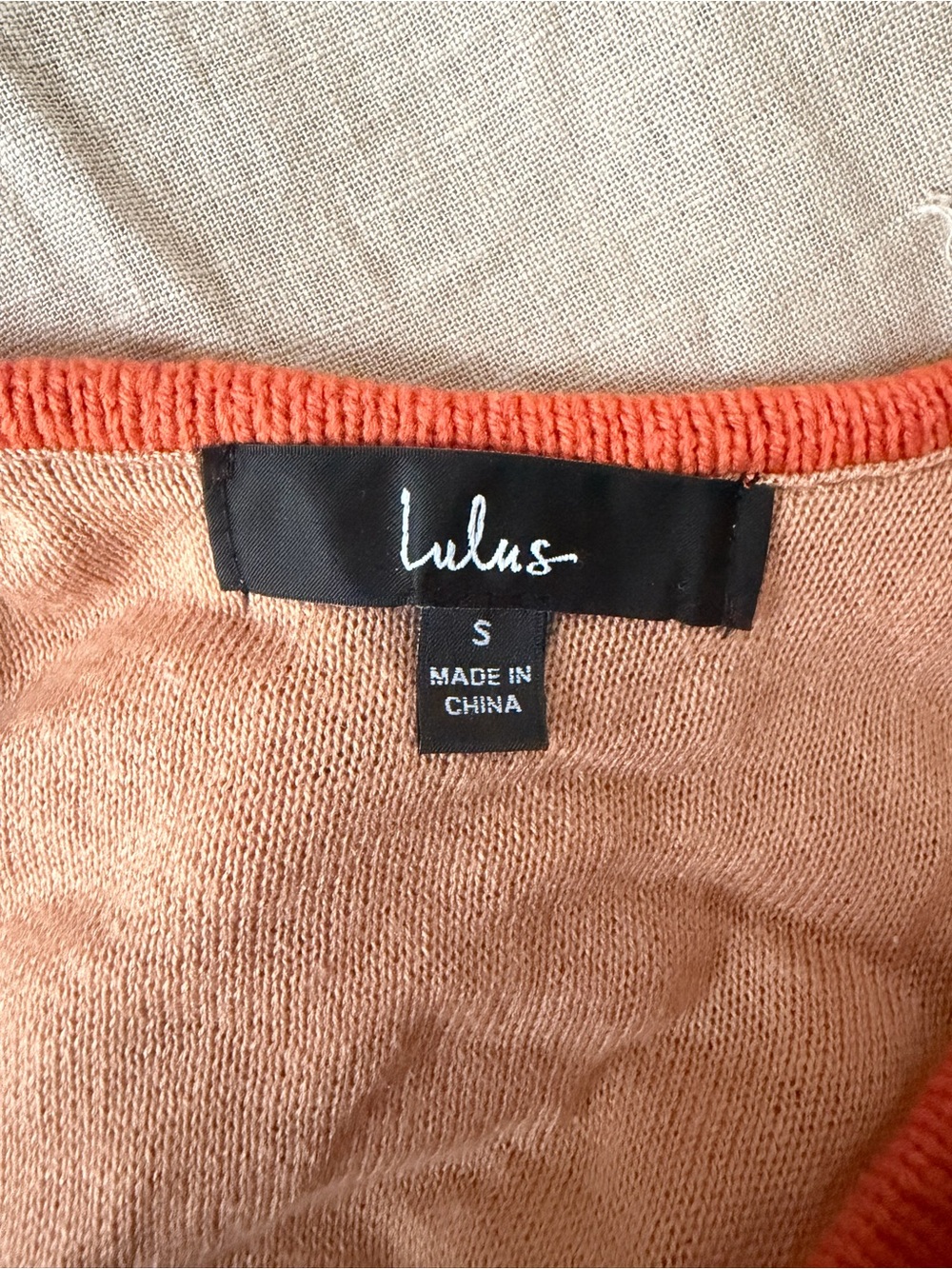 Lulu’s Cutout Crochet Midi Dress in Rust - Picture 4 of 4
